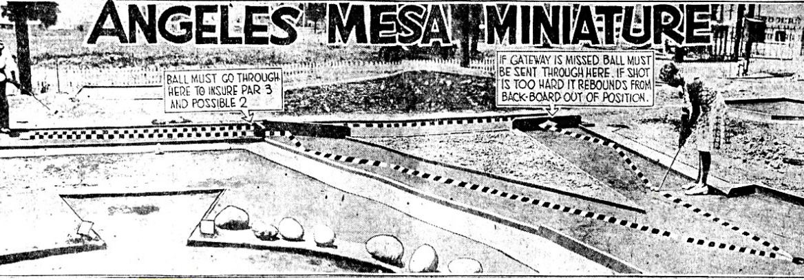 The Invention of Mini-Golf Courses