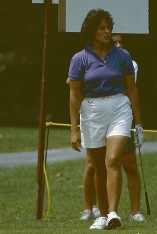 Nancy Lopez walking
