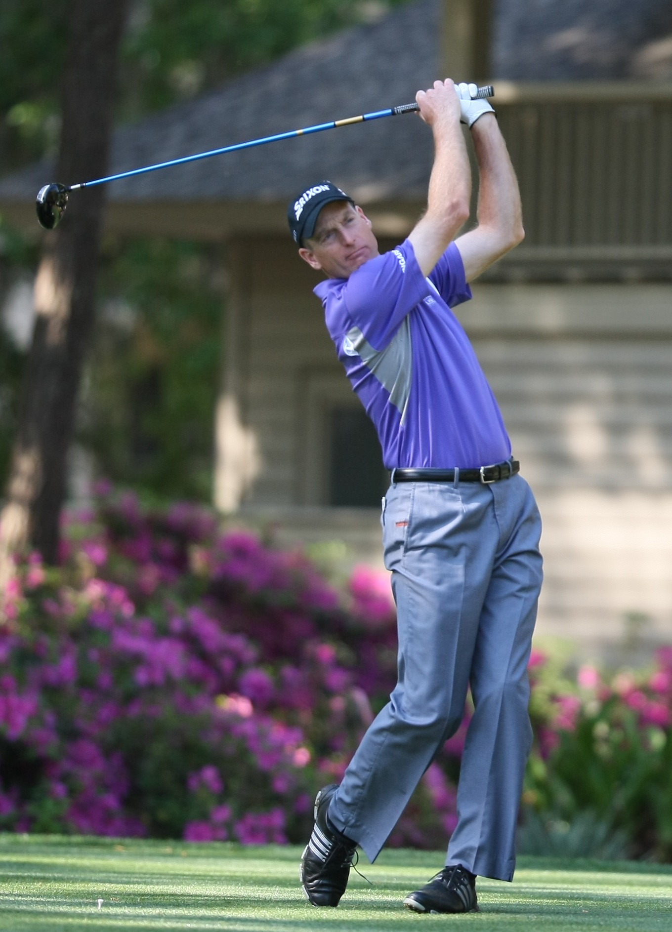 Jim Furyk swinging a golf club
