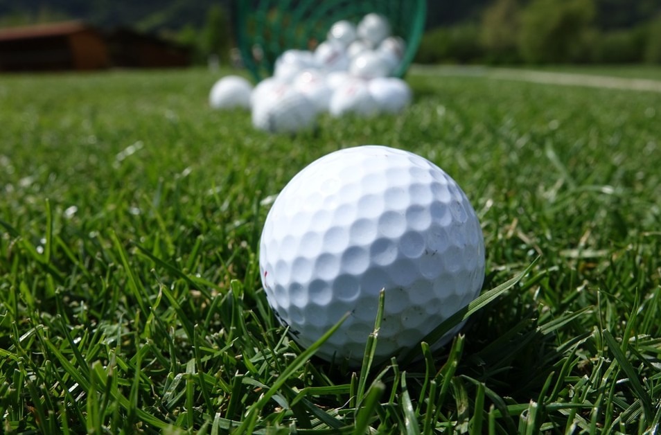 a white golf ball